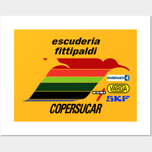 First and Only Brazilian F-1 Team Vintage Art Posters and Art